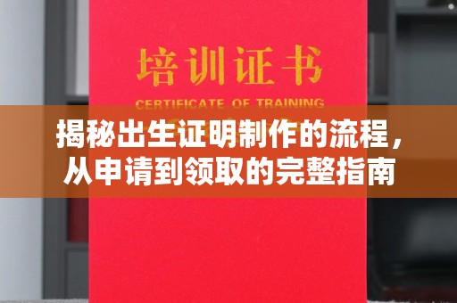 信义揭秘出生证明制作的流程，从申请到领取的完整指南