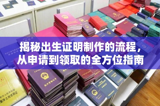 信义揭秘出生证明制作的流程，从申请到领取的全方位指南