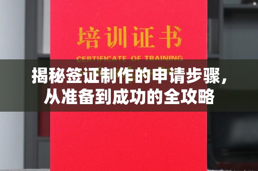 信义揭秘签证制作的申请步骤，从准备到成功的全攻略