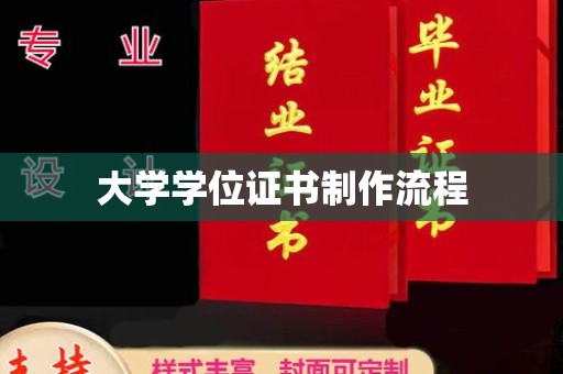 信义大学学位证书制作流程