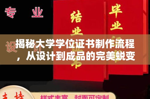 信义揭秘大学学位证书制作流程，从设计到成品的完美蜕变