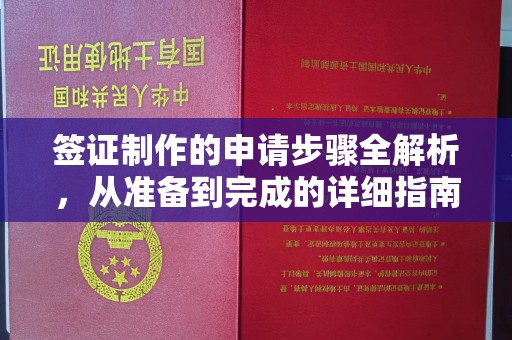 信义签证制作的申请步骤全解析，从准备到完成的详细指南